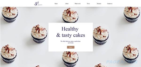 烘焙食品网站模板T2700.jpg 烘焙食品网站模板T2700.jpg